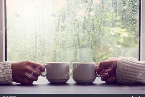 عکس باران چای