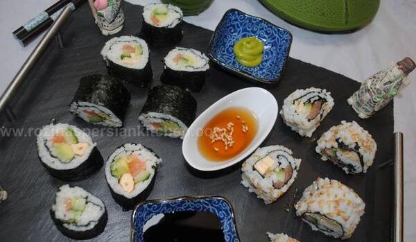 عکس غذای سوشی