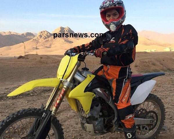 عکس های بهناز شفیعی موتور سوار