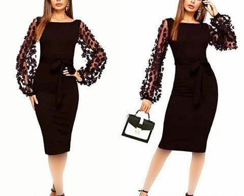 عکس لباس مجلسی کوتاه چاک دار