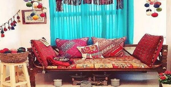 عکس ایده تزیین اتاق سنتی
