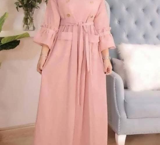 عکس مدل مانتو جدید جلو دکمه دار