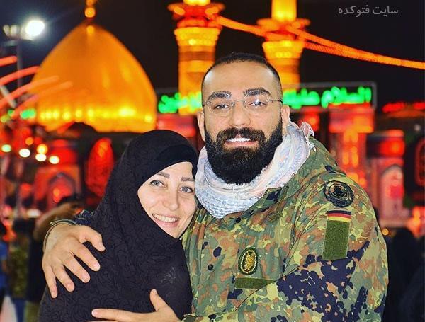 عکس امیر علی اکبری با حمید صفت