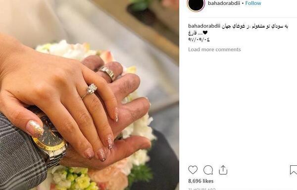 عکس همسر مهدی عبدی