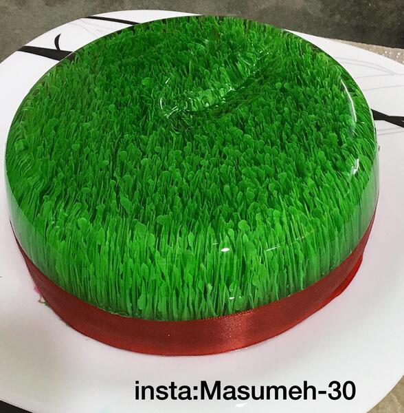 عکس ژله سبزه عید