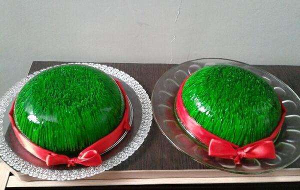 عکس ژله سبزه عید