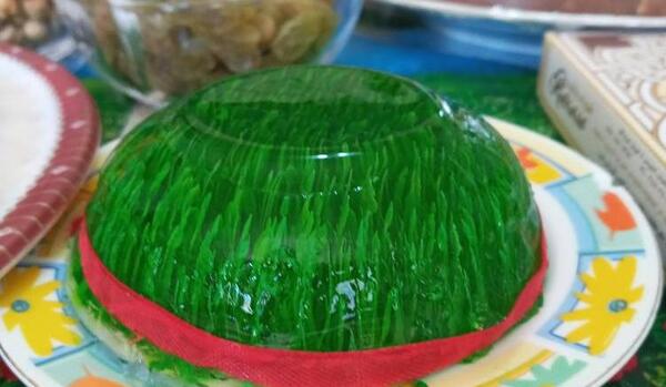 عکس ژله سبزه عید