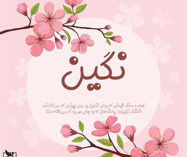 عکس نوشته در مورد تولد نگین