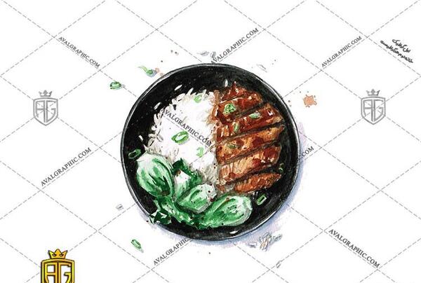 عکس غذا گرافیکی