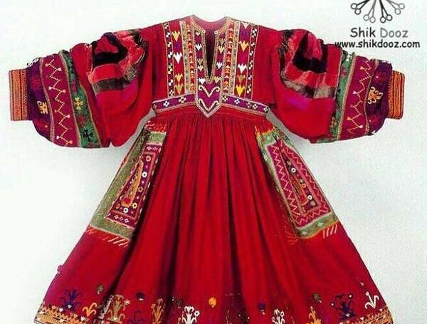 عکس لباس افغانی بچه گانه مجلسی