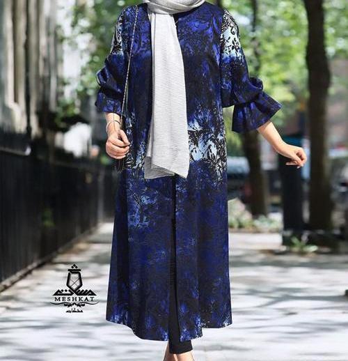 عکس مدل مانتو بلند جدید عید 99