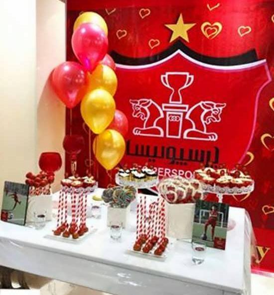 عکس تولد دختر پرسپولیسی