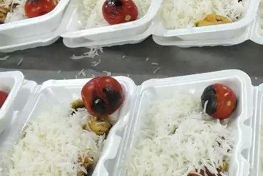 عکس چلو کباب با برنج
