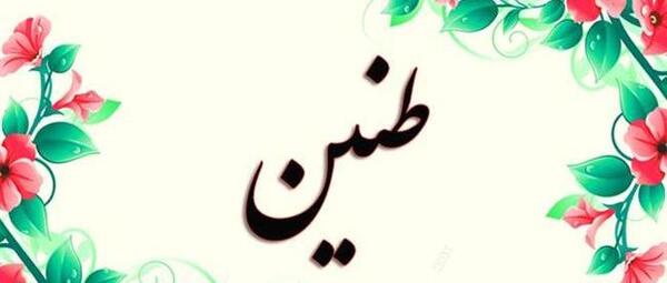 عکس نوشته تولد طنین