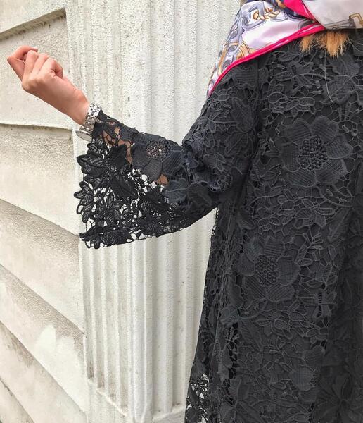 عکس مدل مانتو گیپور سال ۱۴۰۳