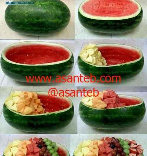 عکس ایده شب یلدا هندوانه