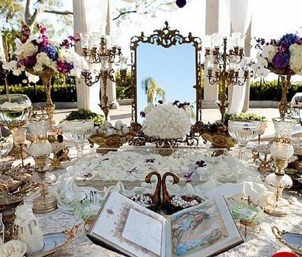 عکس عروس و داماد سفره عقد