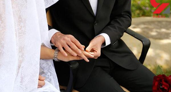 عکس عروس و داماد سفره عقد