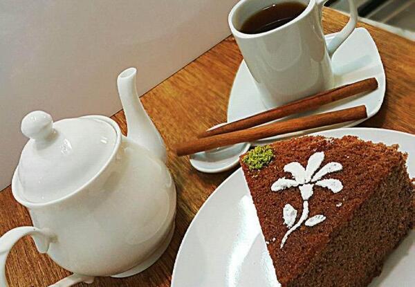 عکس کیک چای