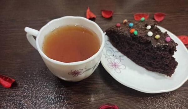 عکس کیک چای