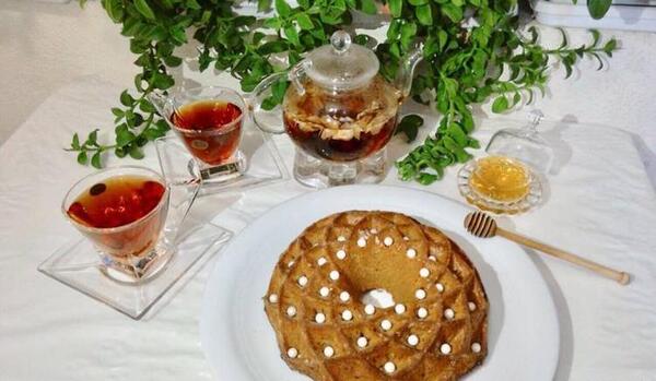 عکس کیک چای