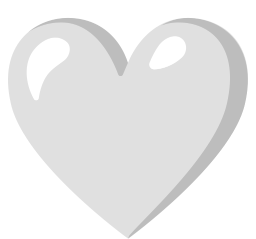 عکس سفید قلب