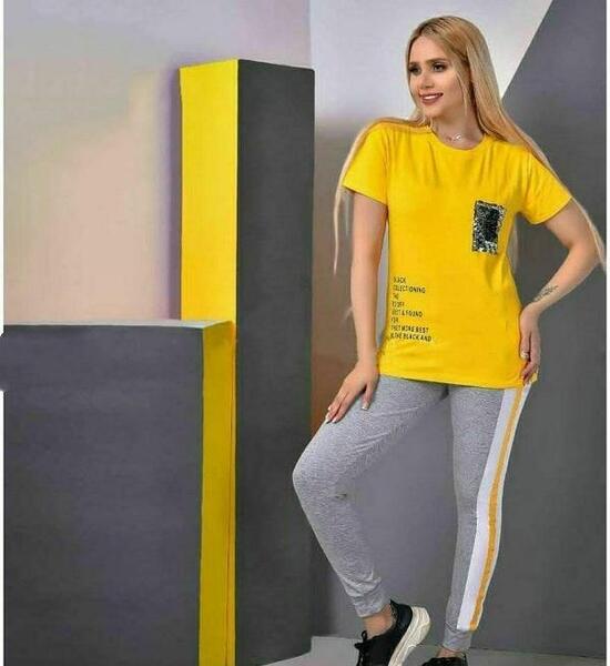 عکس ست تیشرت اسپرت دخترانه
