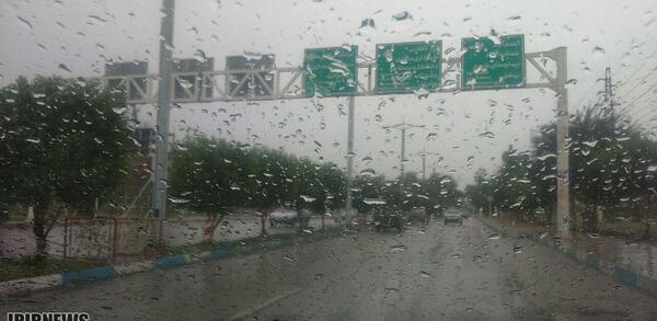 عکس باران زمستان