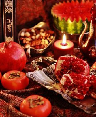 عکس یلدایی زوج