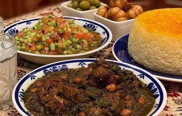 عکس قورمه سبزی کارتونی