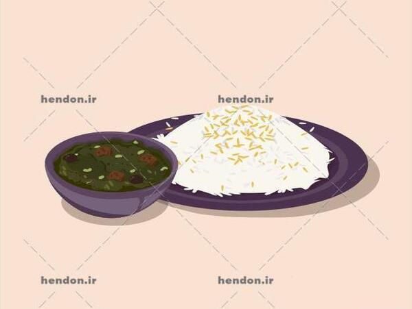عکس قورمه سبزی کارتونی