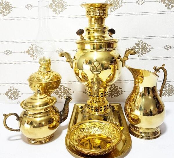 عکس سماور برنجی