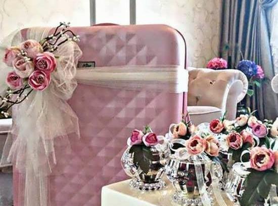 عکس ایده برای تزیین چمدون عروس