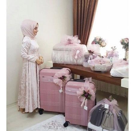 عکس ایده برای تزیین چمدون عروس