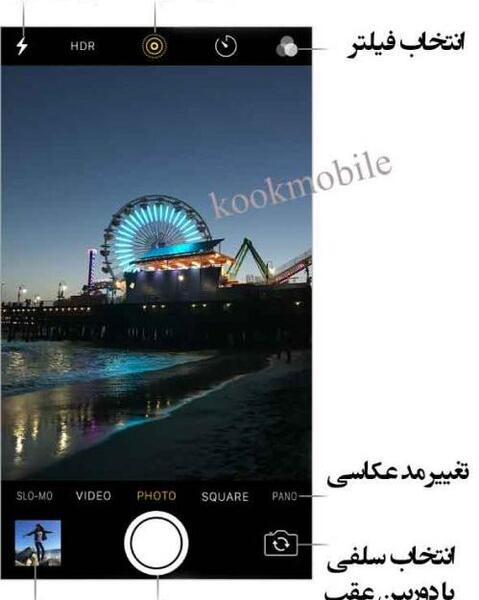 گرفتن عکس پرتره با آیفون 8