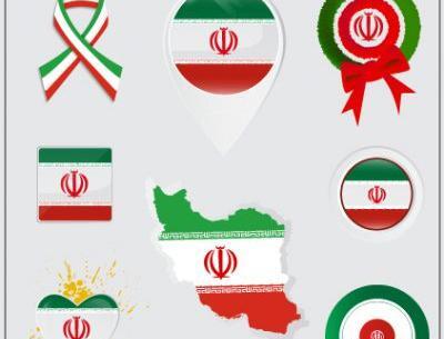 عکس پروانه پرچم ایران