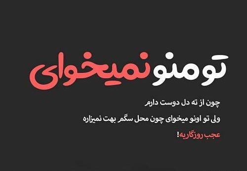عکس نوشته دوستت دارم ولی نمیشه