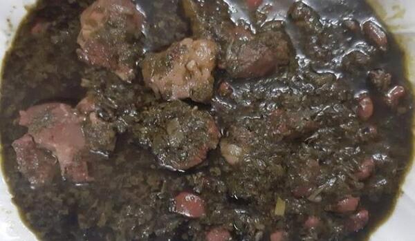 عکس قورمه سبزی در قابلمه