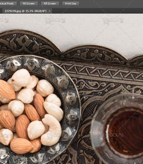 عکس چای خرما