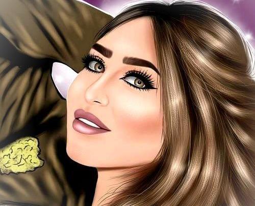 عکس دختر زیبا کارتونی برای پروفایل