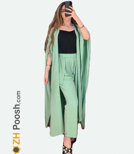 عکس مدل مانتو اسپرت گلبه ای