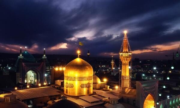 عکس حرم امام رضا گنبد