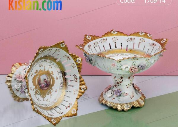عکس ظرف گل میوه
