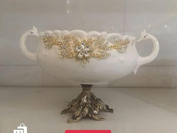عکس ظرف گل میوه