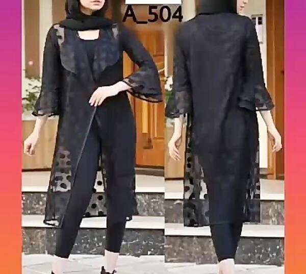 عکس مدل مانتو آستین کلوش