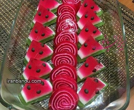 عکس ژله بستنی رولتی