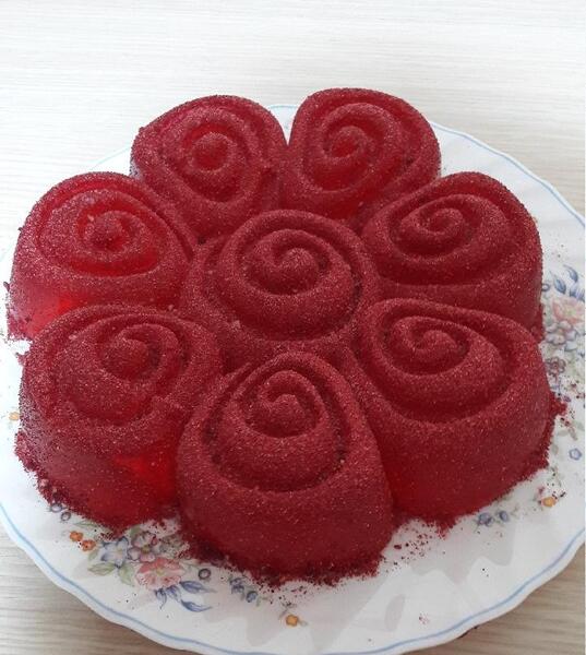 عکس ژله مخملی