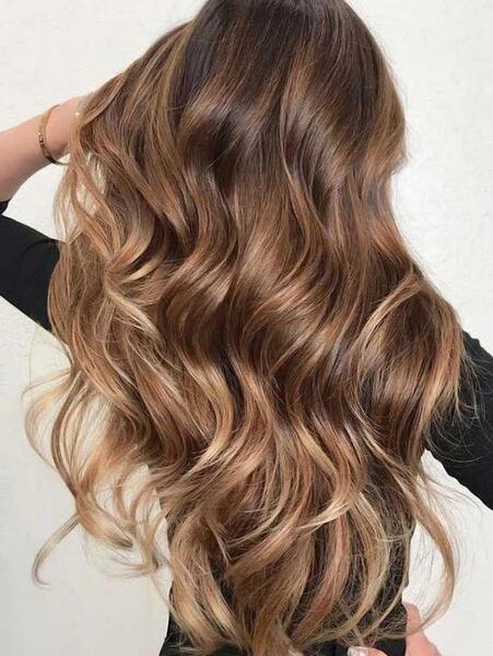 عکس موی قهوه ای