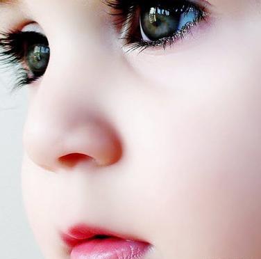 عکس نوزاد پسر چشم ابرو مشکی