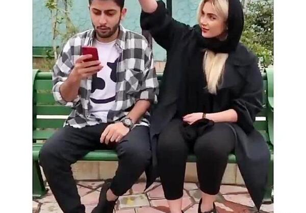 عکس نیکا و متین عاشقانه